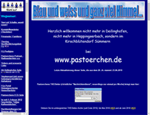 Tablet Screenshot of pastoerchen.de